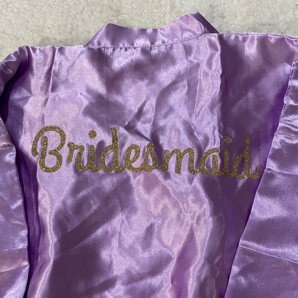 Lavender Bridesmaid robe